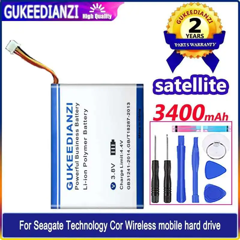 

Durable For Seagate Technology Wireless Mobile Hard Drive 3400Mah Portable Battery Satellite
