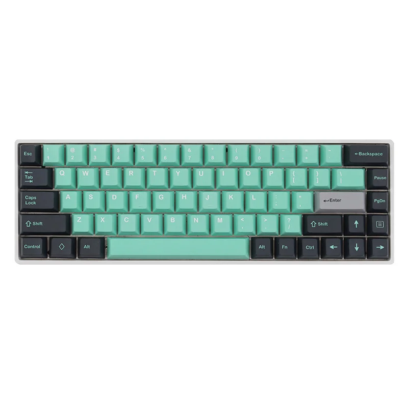 126 Keys Blue and Green OGCO Keycap Set Cherry Profile PBT Dye Sublimation Key Cap For MX Switch Mechanical Keyboard