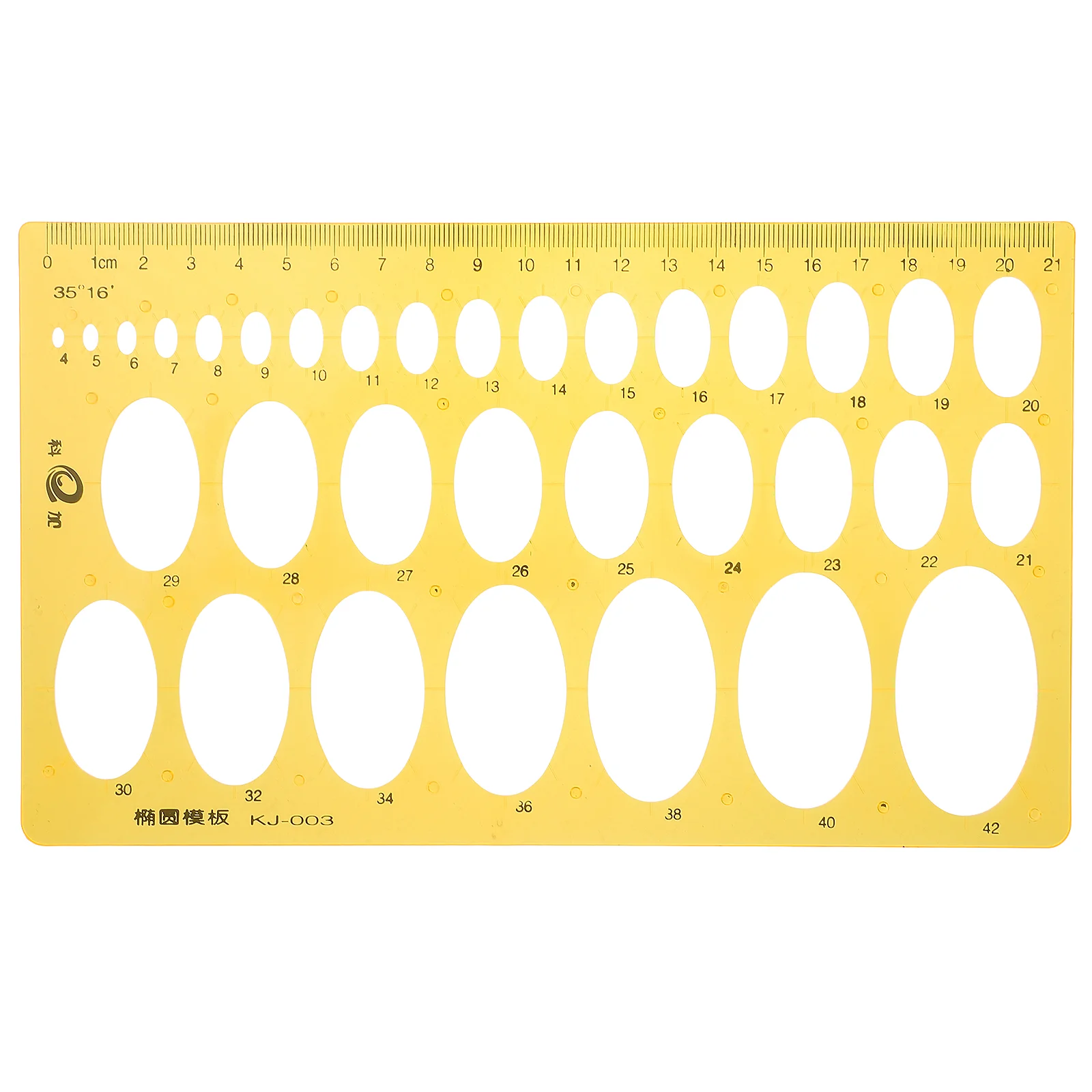 

Drawing Templates Ellipse Measuring Rulers Architecture Kit The Circle Orange Tool