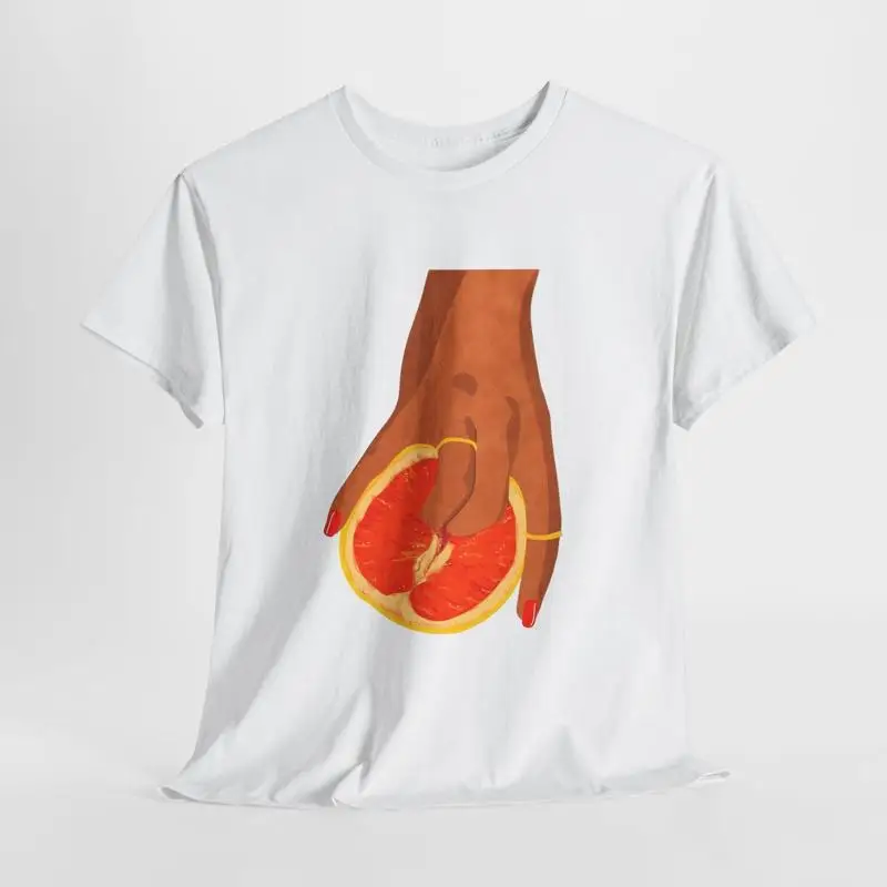 

Vibrant Grapefruit Womens Funny T Shirt Urban Cotton