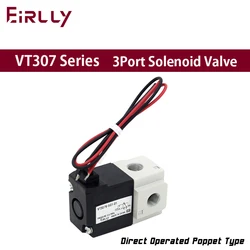 VT307 Series 3 Port Solenoid Valve Direct Operated Poppet Type VT307-5G1-01 Vacuum VT307V-5G1-01 High Frequency valve