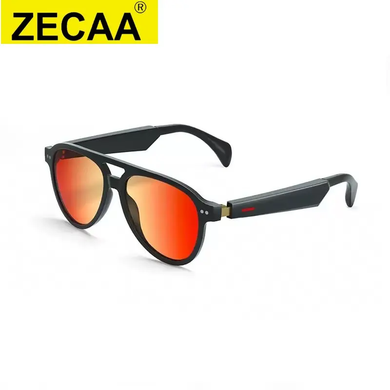 

ZECAA Smart Wireless Bluetooth Intelligent Audio Headset Glasses Hand Free Answer Phone Call Smart Wearable Headset Glasses