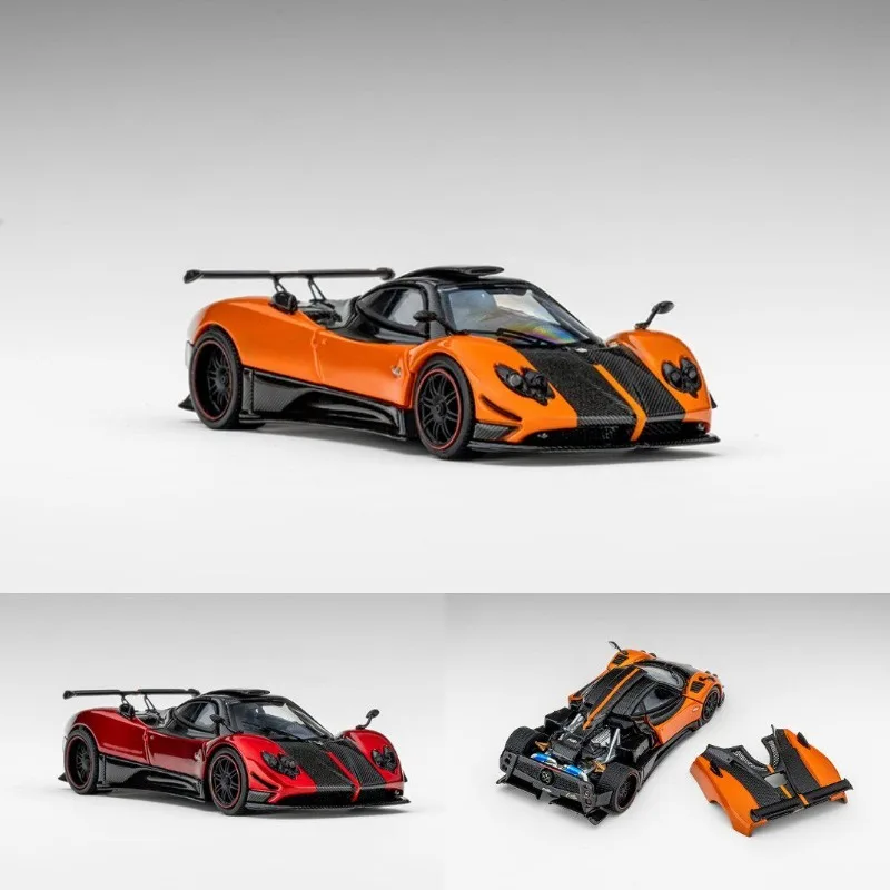[In Stock]Classic Garage 1:64 Pagani zonda Cinque diecast alloy car model, static collectible desktop ornament, holiday gift