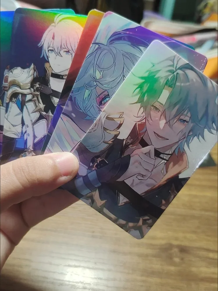 Honkai:Star Rail Phainon Mydei Decor Laser Lomo Card Photocard HD Double-sided Album Photo Card For Fans Collection Postcard