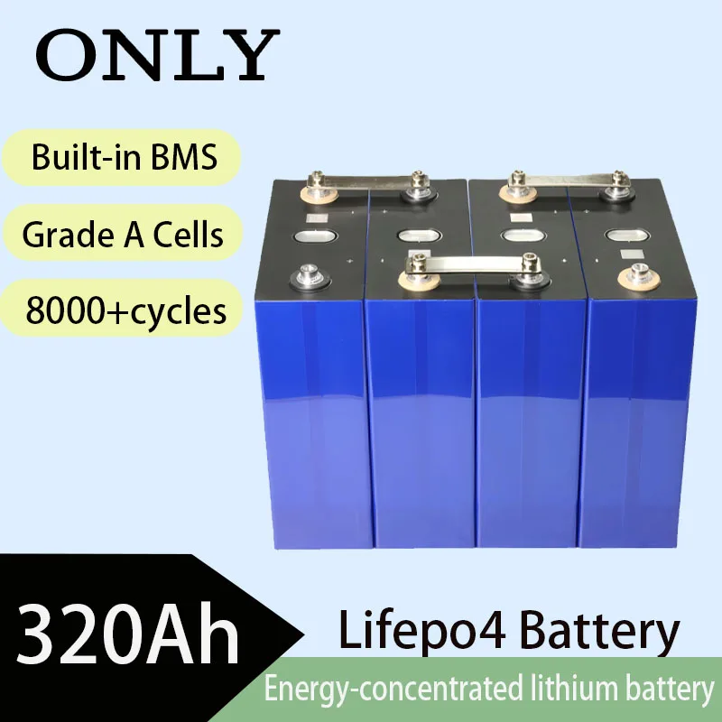 

Новый литий-железо-фосфатный аккумулятор LiFePO4, 3,2 В, 320 Ач, может быть комбинирован в аккумуляторную батарею 12 В, 24 В, 36 В, 48 В, 320 Ач.
