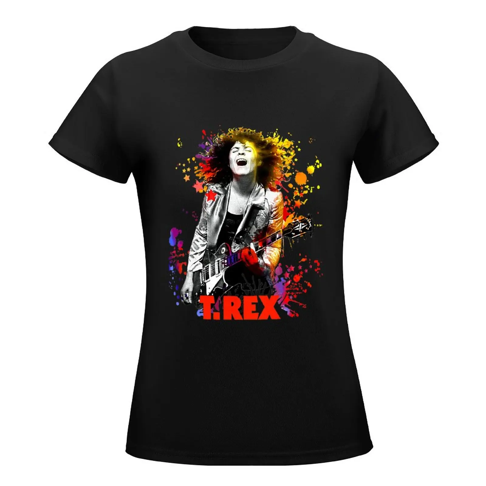 Marc Bolan T-Shirt hippie clothes funnys customs quick drying t-shirts for Women graphic tees funny