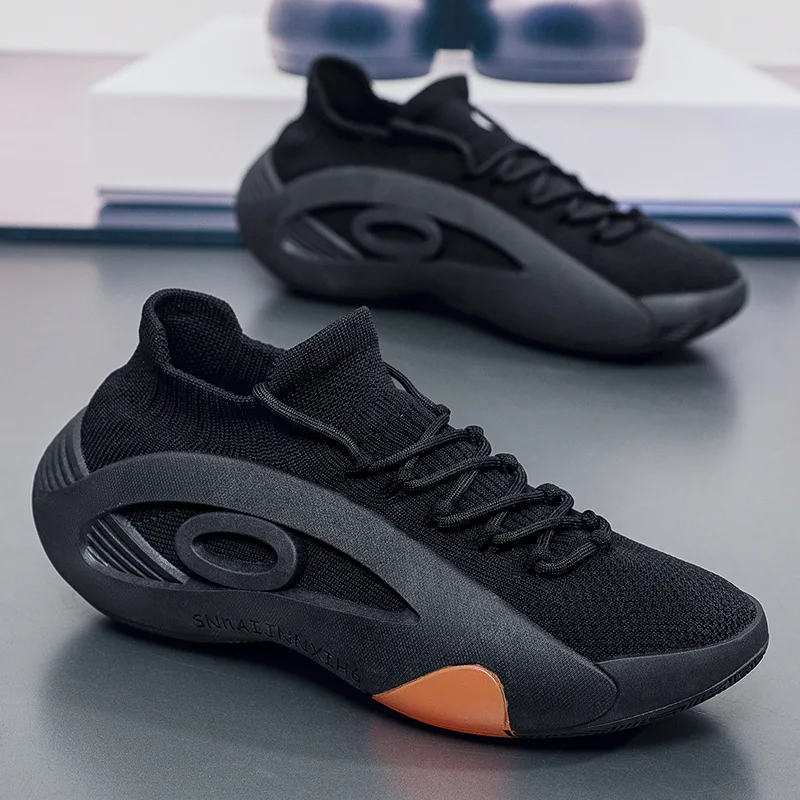 Summer New Arrival Thick Soled Sneakers for Men Breathable Socks Casual Sports Shoes Men Trainers Platform Designer Sneakers Men