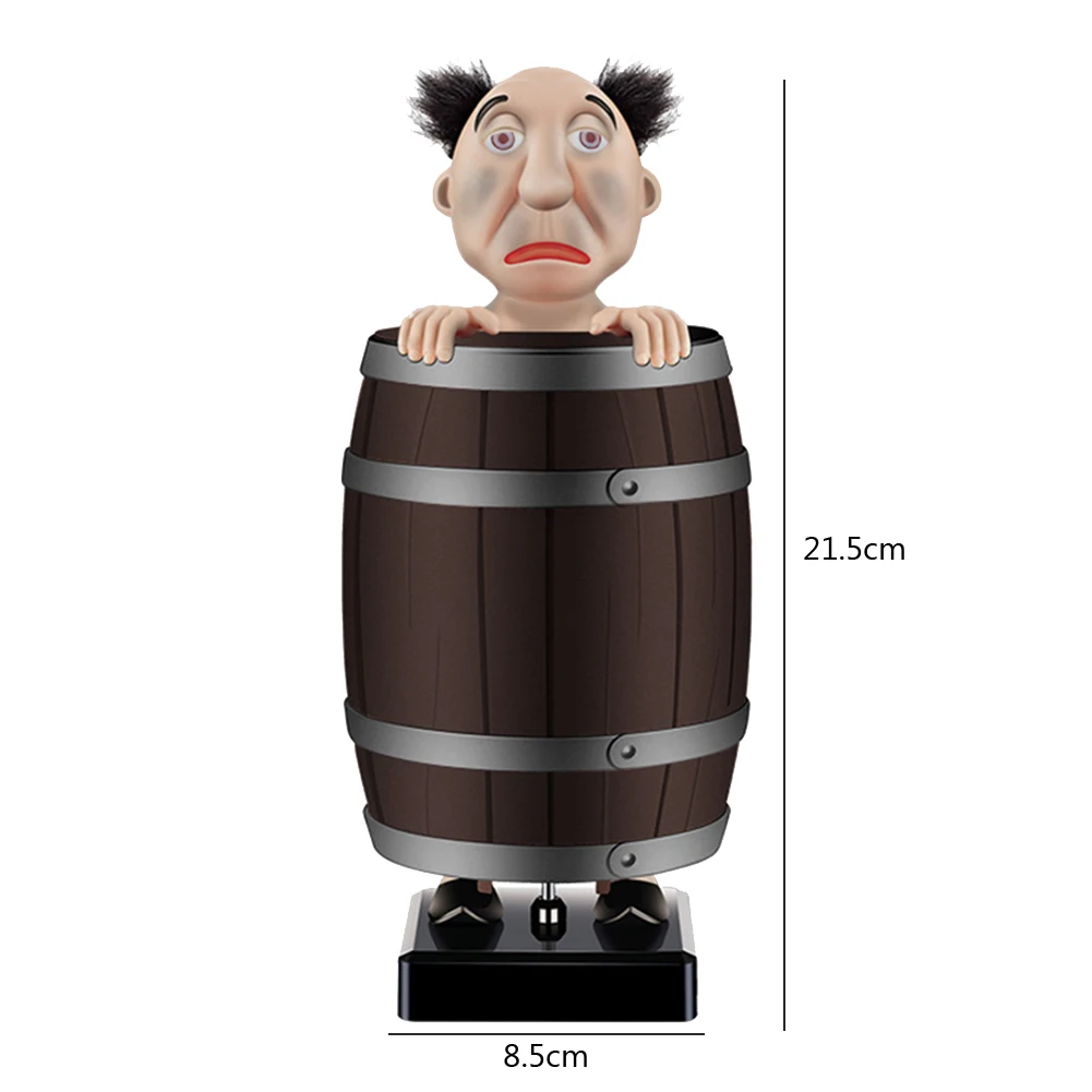 1-4 قطعة صندوق السجائر مضحك حامل السجائر صندوق محاكاة ساخرة غريب العم سانتا كلوز صندوق برميل خشبي التماثيل عيد الميلاد الديكور