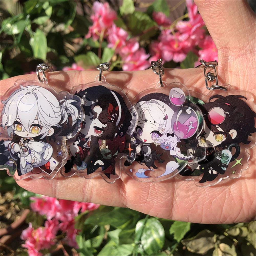 Game Reverse:1999 Vertin Lisa Louise Darley Clatter La Source John Titor Cosplay Costumes Key Chain Keychain Accessories Pendant