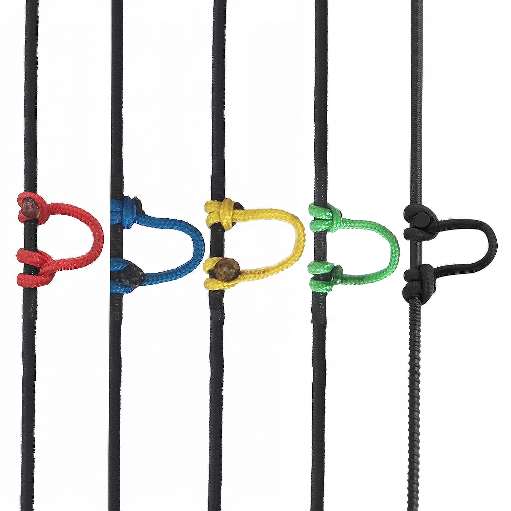 1m D Schleife Seil Bogenschießen Verbindung Bogen 39 "D Ring Schnalle String Polyethylen Material Release Outdoor Schießen Jagd zubehör