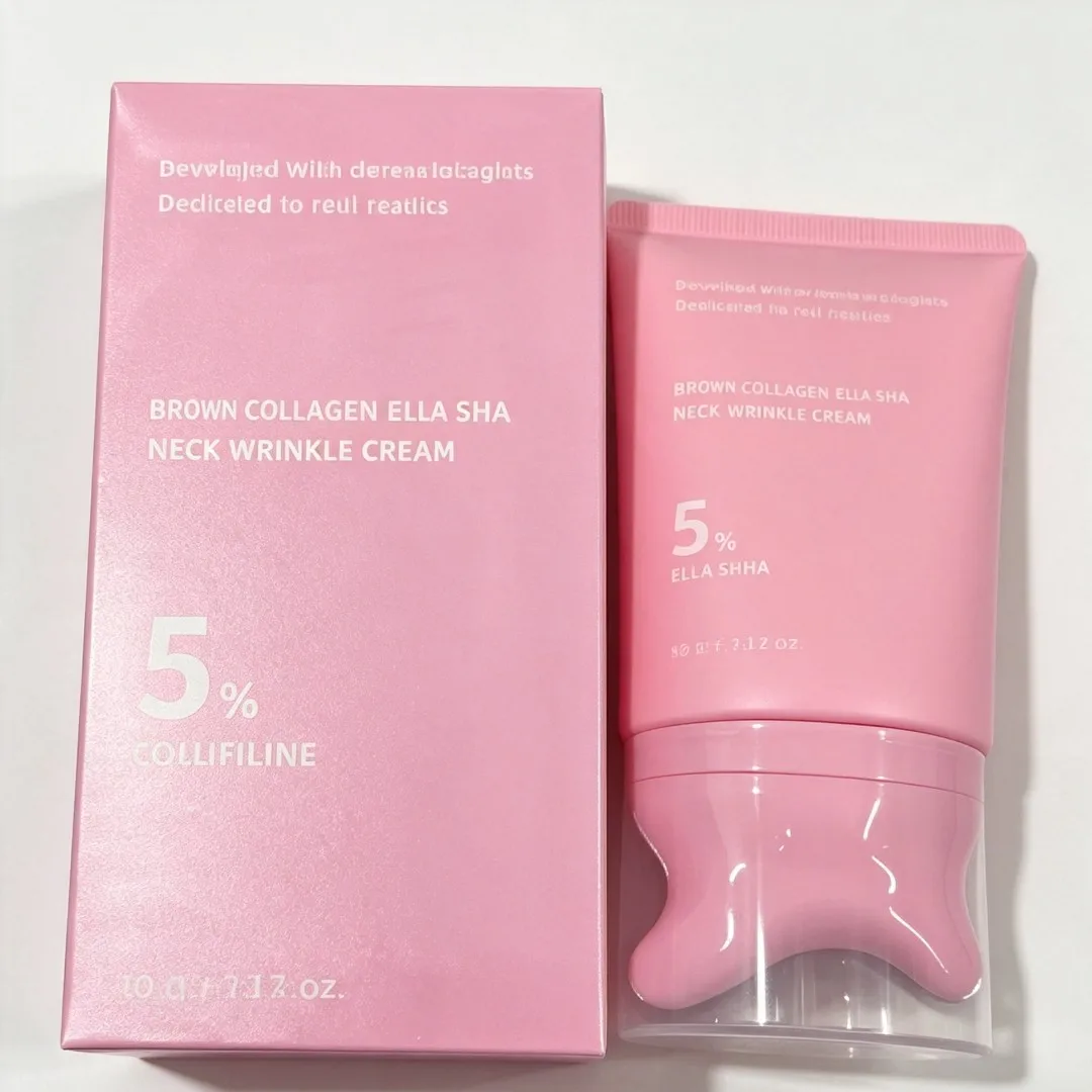 Collagen Gua‑sha Neck Cream 90g Firming Hydrating Increase Elasticity Skin Care Refreshing Smooth Daily Moisturizing Lotion