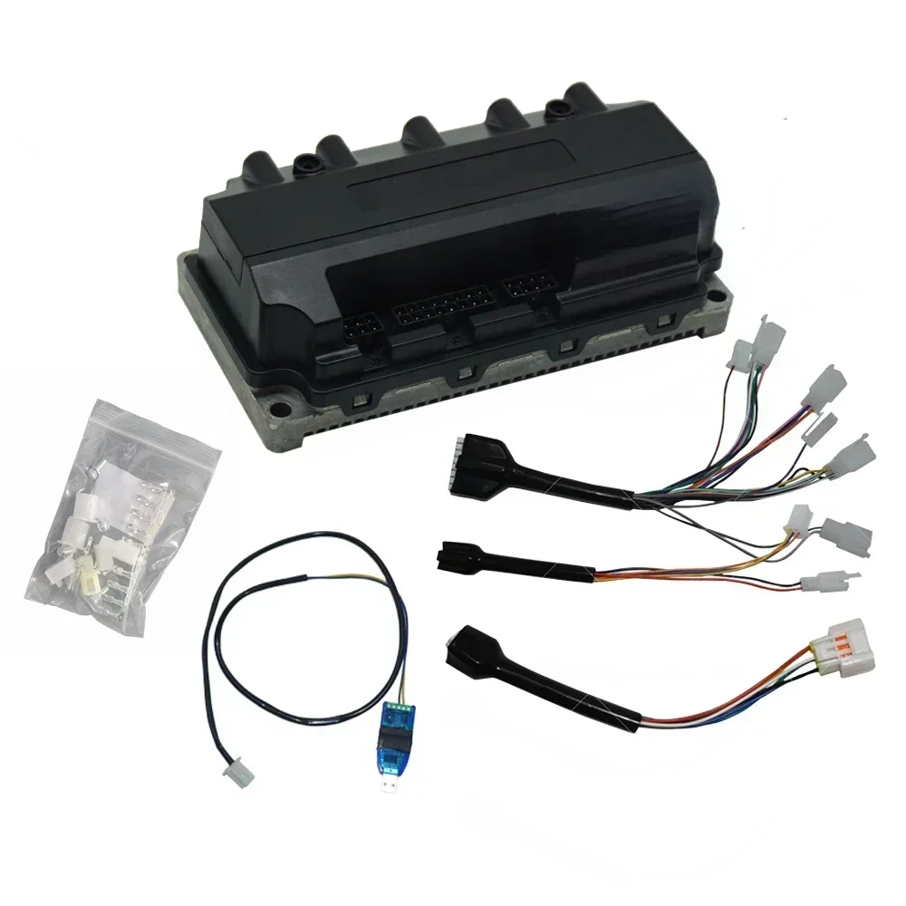 Hot SalesProgrammable EM80GTSP 72V Controller Rated 55A Boost 80A Controller For 3-4kW Electric Scooter Motor