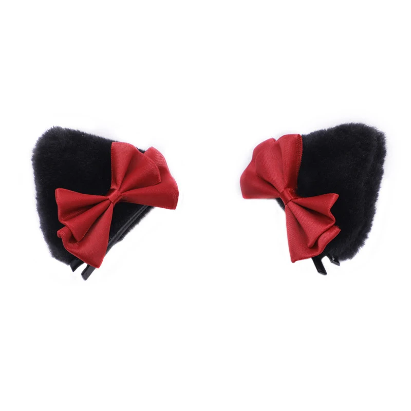 Estilo Anime Plush Hair Clips para Meninas, Duckbill Hairpin, Lolita Party Cosplay, Girl Headwear, Acessórios para Cabelo, Adereços de Fotografia, Novo, 2 peças