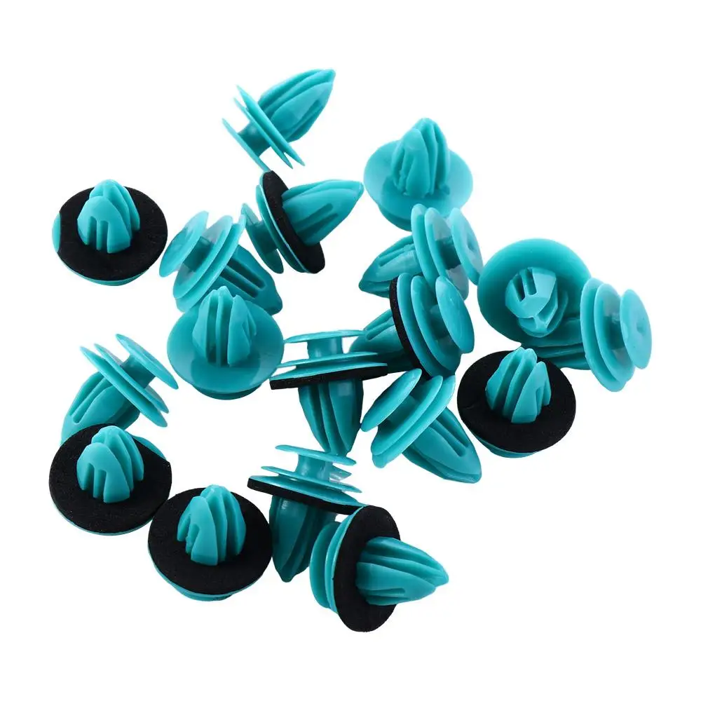 

25pcs Green Nylon Retaining Clip for Bumper Door Buckle Car Interior Accessories Auto Vehicle Retainer Fastener Rivet