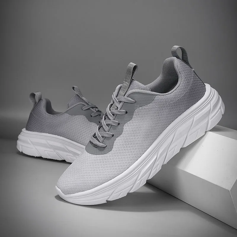 NonSlip Running Shoes Men Soft Cushion Running Shoes Breathable Mesh Sneakers for Walking Jogging Gym All Seasons
