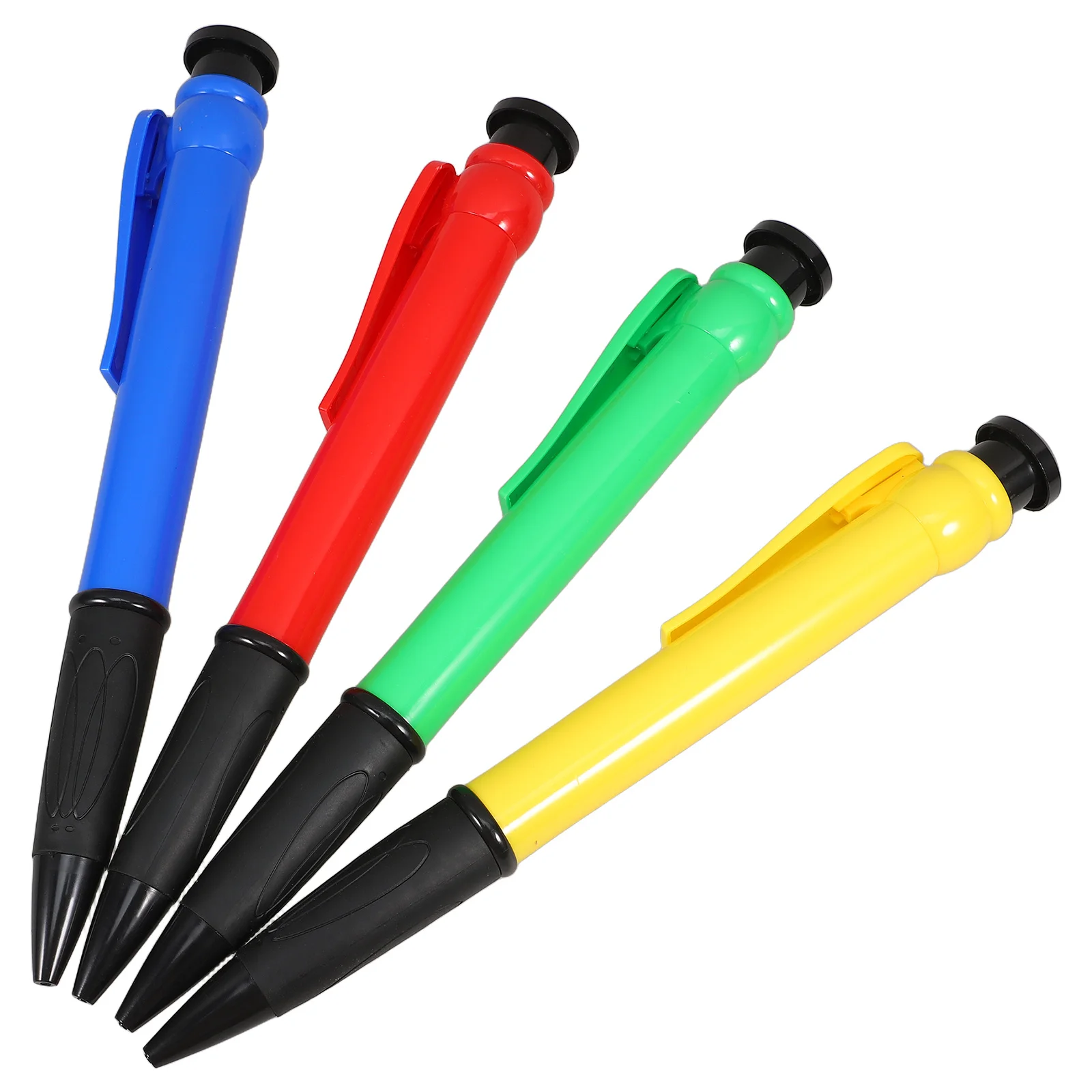 

4Pcs Oversized Cartoon Pens Giant Jumbo Novelty for Students Birthday Party Favors Fun Photo Props Smooth Writing Holiday