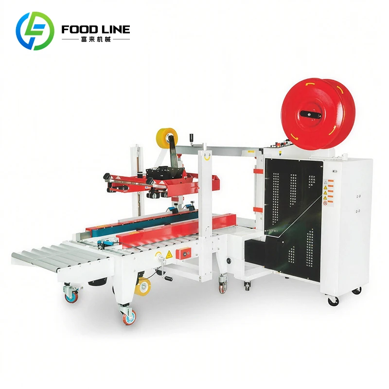 Customized Automatic Carton Sealing Machine Commercial Box Folding Closing Tape Sealing Packaging Equipment