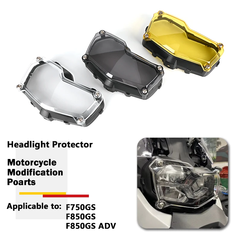 

Headlight Protector For BMW F850GS Adventure F750GS F 750 GS 850 Adv F850 F750 2018-2023 Head Light Transparent Protection Cover
