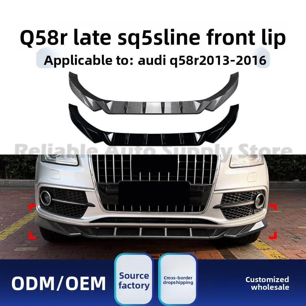 

Front Lip Bumper Splitter for Audi Q5 8R SQ5 Sline 2013-2016 Front Spoiler Add On Styling Premium Quality Durable Perfect Fit