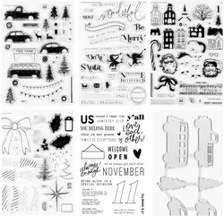 New English Clear Stamp / Seal For DIY Scrapbooking / Album Decorative Clear Stamp Sheets A8018