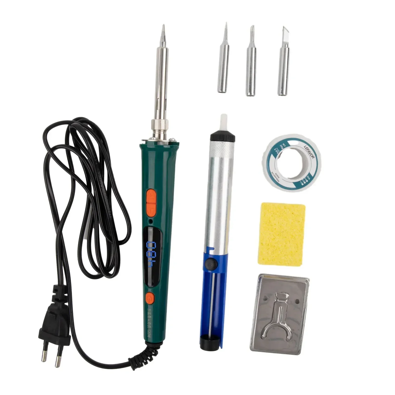 1 Set Soldering Iron Digita Soldering Pen Welder Supplies 120W 220V Adjustable Constant Temperature Electric LED