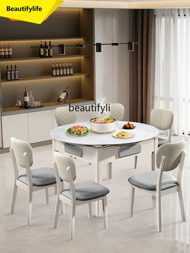 

a13 Mahjong machine Automatic household mahjong table Solid wood dining table Dual-purpose integrated multi-functional dining ta