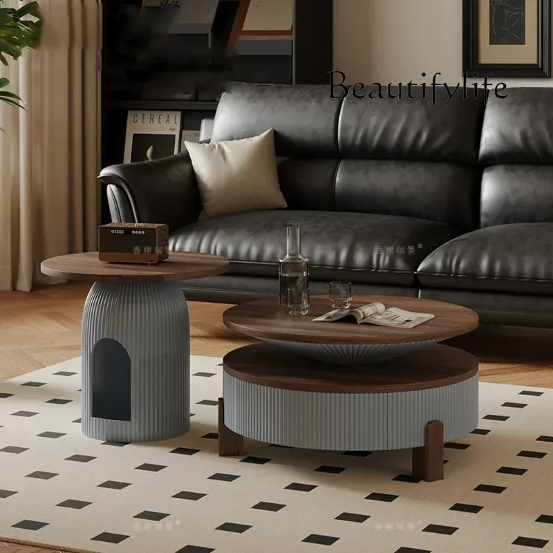 

XX Журнальные столики Ящики Роскошный современный дизайн Эстетический овальный Уникальные журнальные столики Минималистичный шкаф для хранения Kaffee Tische Salon Furnit