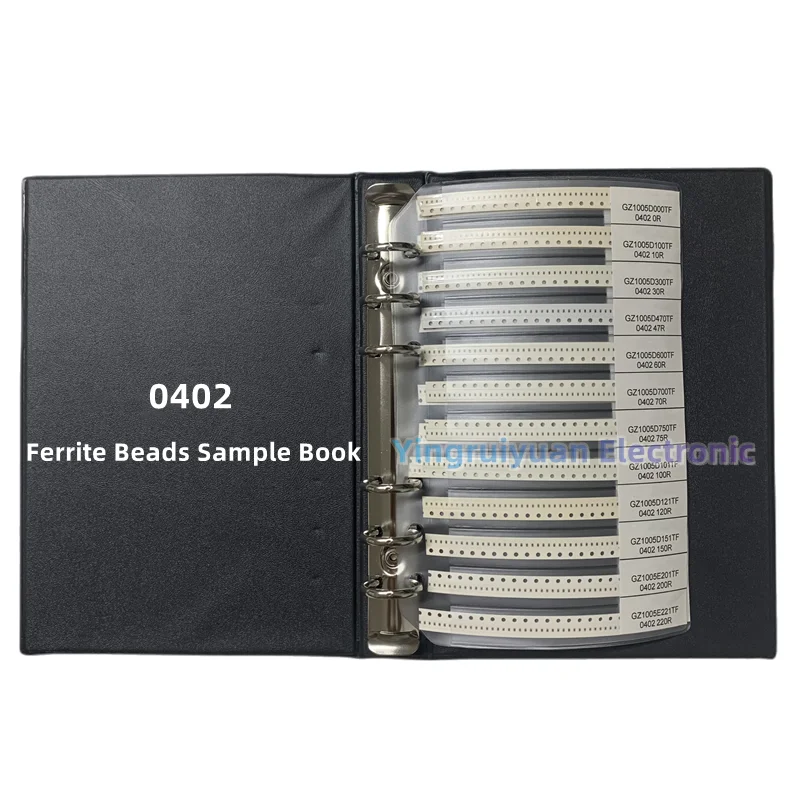 Ferrite Bead Sample Book 0201 0402 0603 0805 1206 SMD Magnetic Laminate 20/22/25values