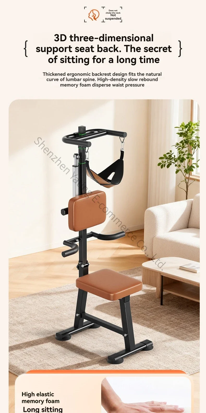New Electric Neck Traction Chair Correction Chiropractic Exercise Protection Hanging Lumbar Spine Anti-resistance Stretching