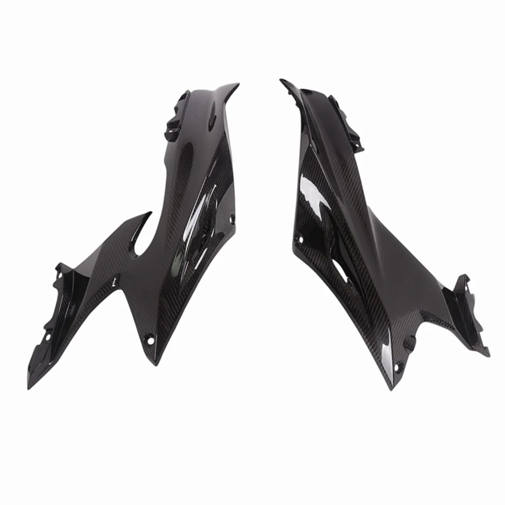 Motorcycle Carbon Fiber Side Panels Upper Mid Fairing For YAMAHA YZF R6 2017 2018 2019 2020