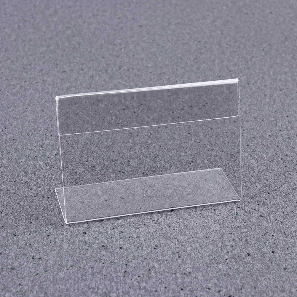 

25 Pcs Table Sign Wedding Sign Holder Holder Clear Display s for Cards Acrylic Display s Menu Price Tag Brochure Ad