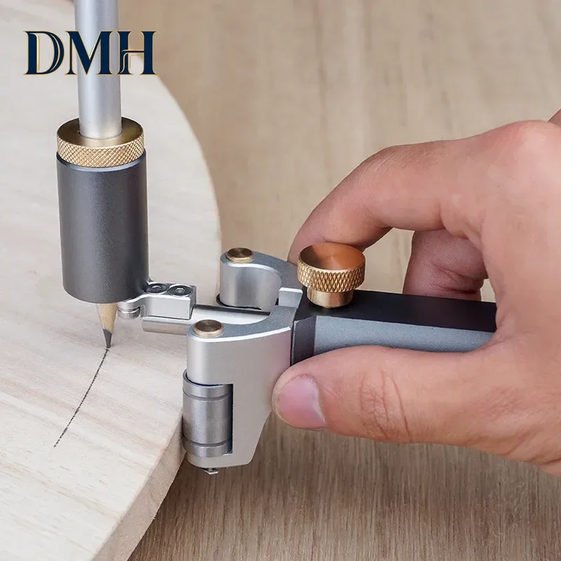 DMH-Multifunctional Marking Machine Wheel Marking Gauge Wood Scribe Tool Parallel Scriber Sliding Mark Scraper Adjustable Scribe