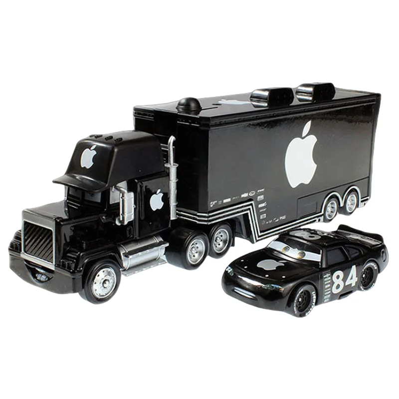 Auto-Spielzeug Lightning McQueen Jackson Storm Chick Hicks Druckguss-Container-LKW Metall-Legierung Modellauto Peripheres Spielzeug Geburtstagsgeschenke