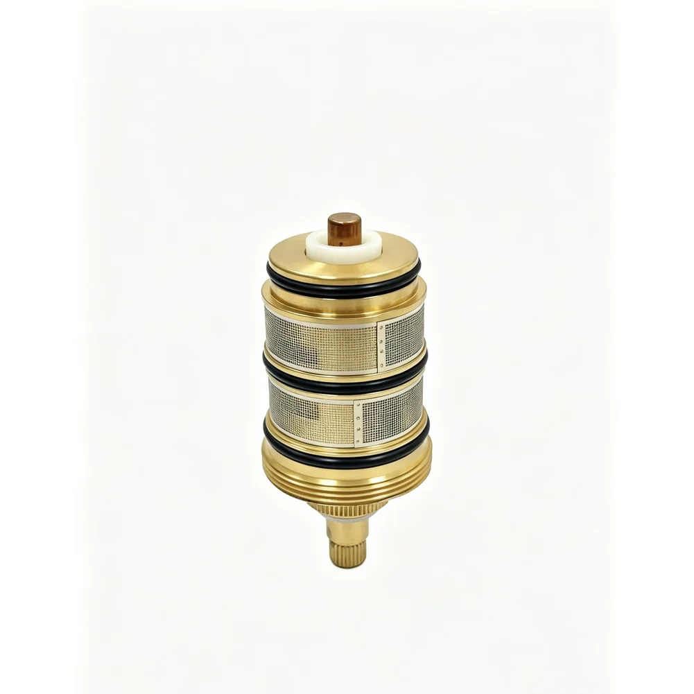 C7912 Brass Thermostatic Cartridge for Faucets Used in Domestic and Light Commercial Thermostatic Mixing Applications