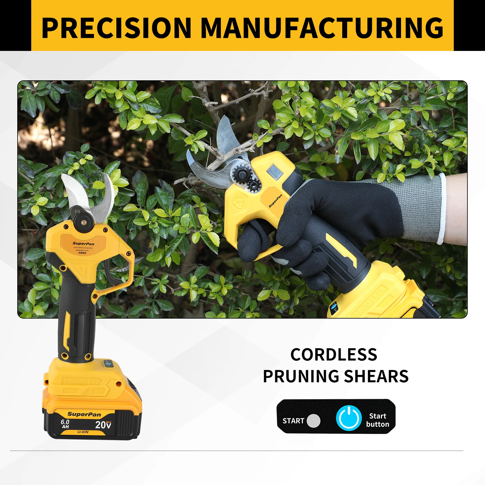 20v-brushless-superpan-rechargeable-pruning-shears-20x-easier-25cm-cutting-capacity