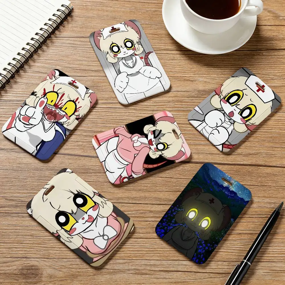 Game T-Terrible Mouse Lorna Card Holder Employee Card Cover Lanyard Work Business ID Badge Holder Name Tag Cards Case