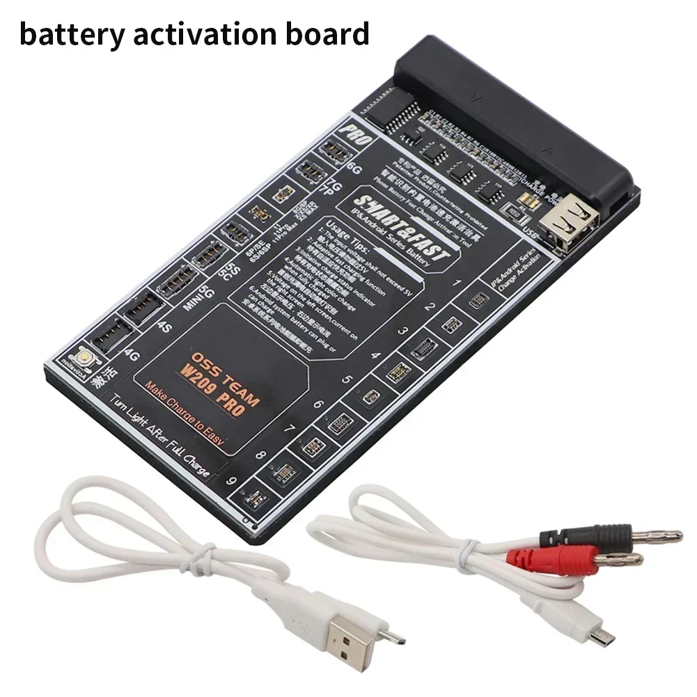 Phone Test board Fast Charging Maintenance 5V For Samsung LED display W209pro Battery Activation Board For Iphone