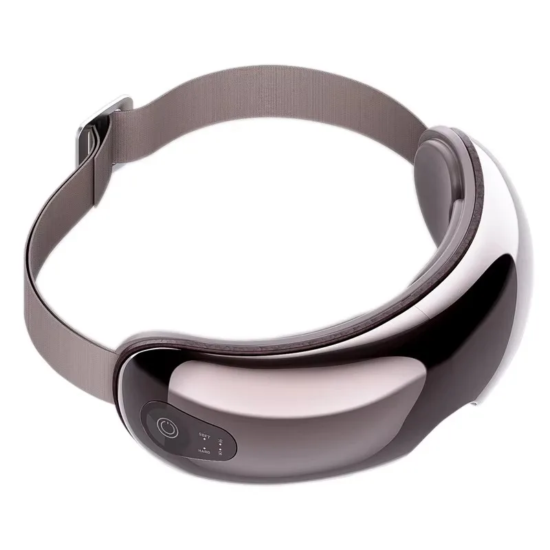 2026 Smart 3D Heated Music Vibration Eye Massage Equipment Electric Relax Eye Care Massager With Heat Compression