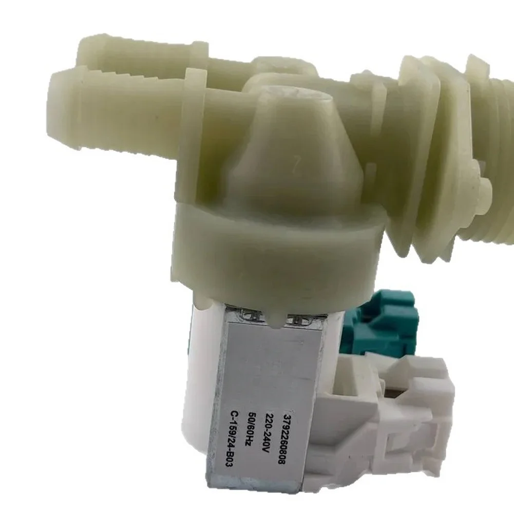 Water Inlet Valve for Washing Machine 220V Solenoid Replacement Part with Sealed Interface and Plastic Housing