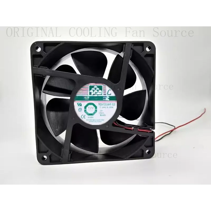 H  MAGIC MGA12024HF-025 12038 DC24V 0.3A 12CM 2-wire FOR Inverter Cooling Fan