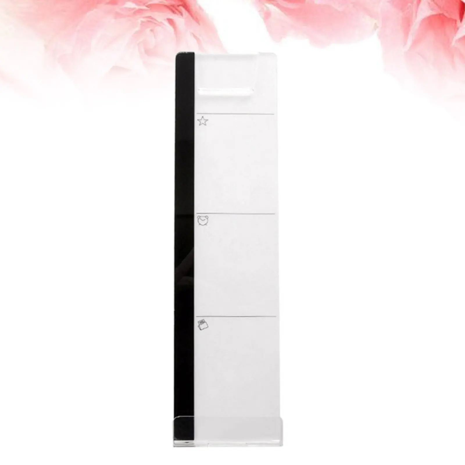 Monitor Memo Board Transparent Fashion Computer Monitor Side Panel Message Note Holder Meeting Schedule Organizer