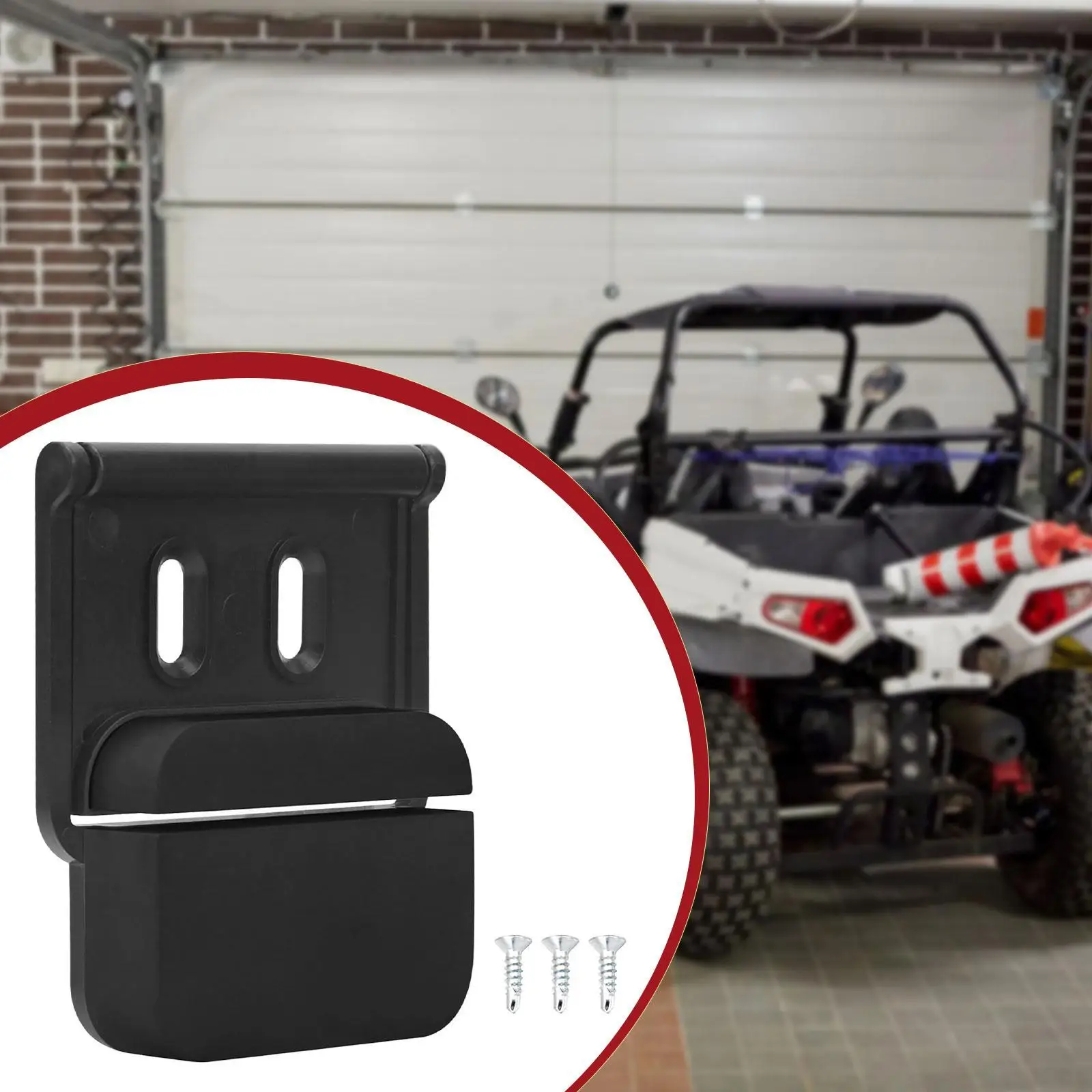 

Garage Door Mounting Bracket Works with Most Garage Doors Compact Protective