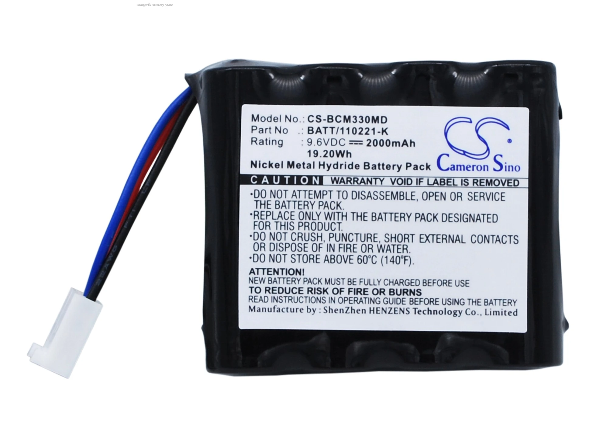 9.6V 2000mAh Battery B11045 B11094 OM11094 for Smiths Capnocheck 3303 AD700 8200, For SSCOR AD-3000 Pulse Oximeter AD-700  +TOOL