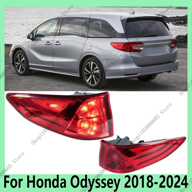 

For Honda Odyssey 2018-2024 Car Rear Turn Signal Rear Bumper Tail Light Assembly Parking Signal Light 33550THRA01 33500THRA01