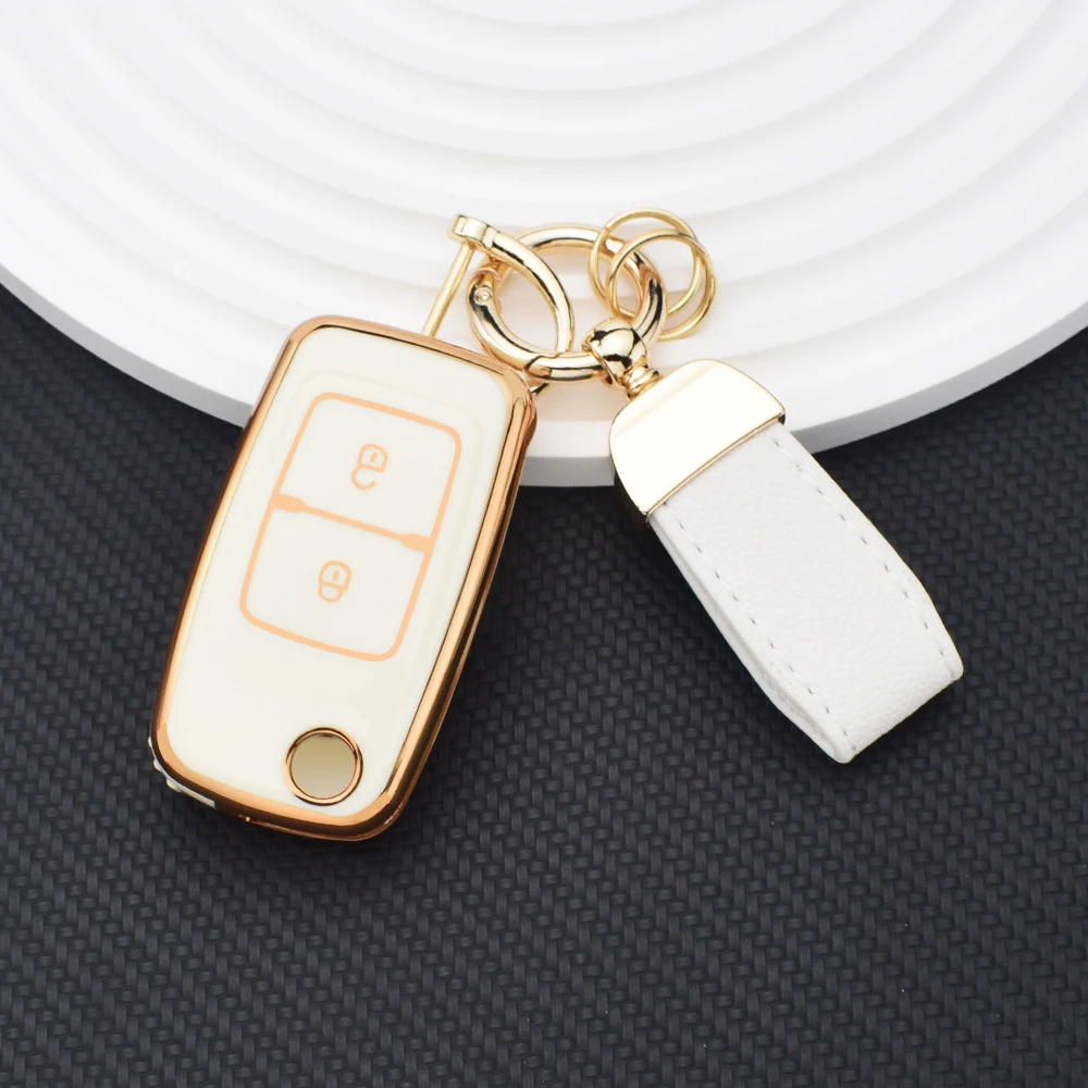 TPU Remote Car Key Shell for Chery Tiggo A5 A1 E5 A3 Fulwin Cowin EASTER Fora Elara Ego Tengo Cielo T11 M11 A13 Chance Niche