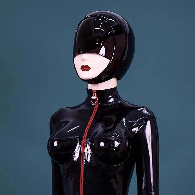 

Customize Full Head All Black Crossdress Doll BJD Masks Japanese Animego Character Resin Cosplay Male To Female Kigurumi Masks