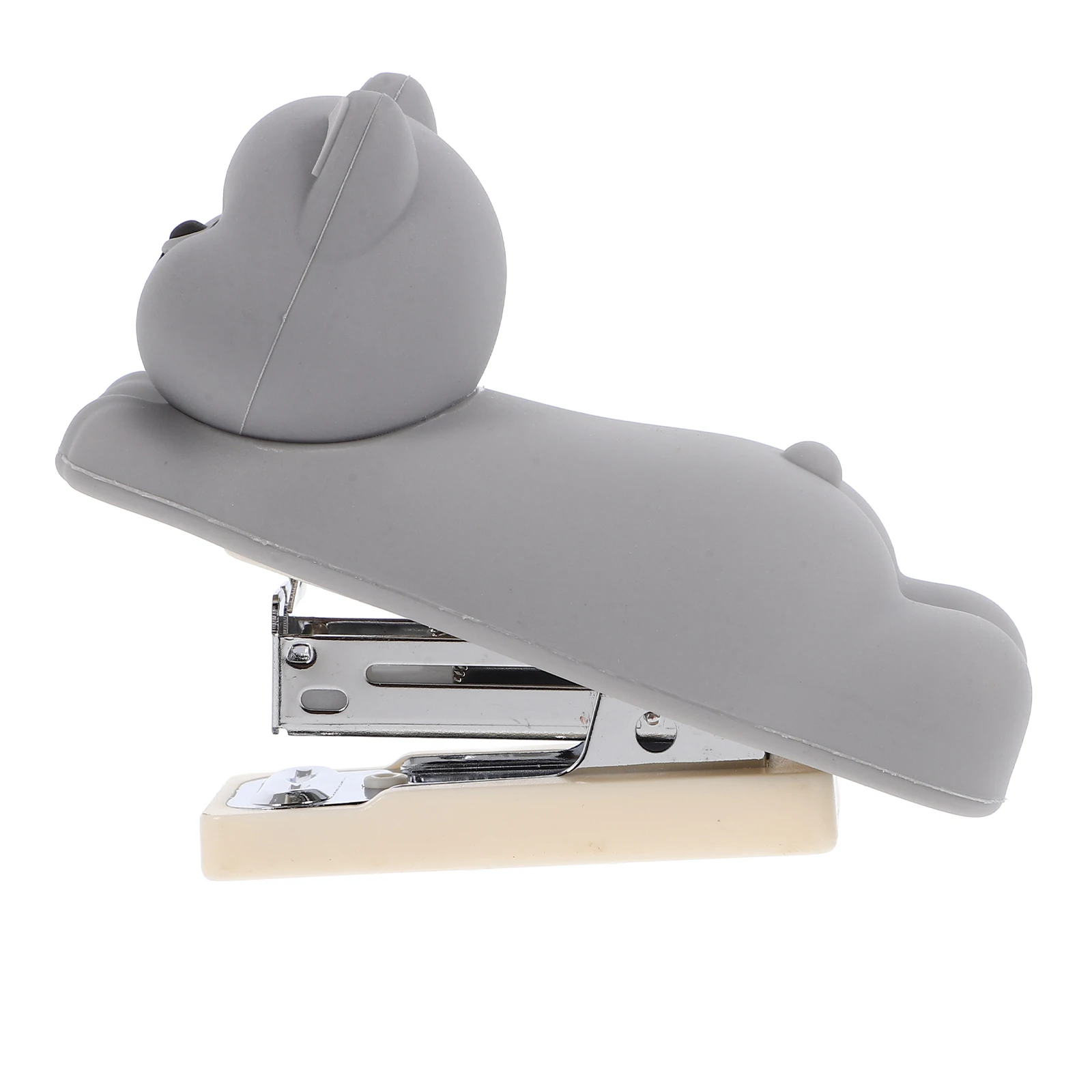 

Puppy Stapler Book Cartoon Construction Handheld Silica Gel Classroom Bulletin Board Office