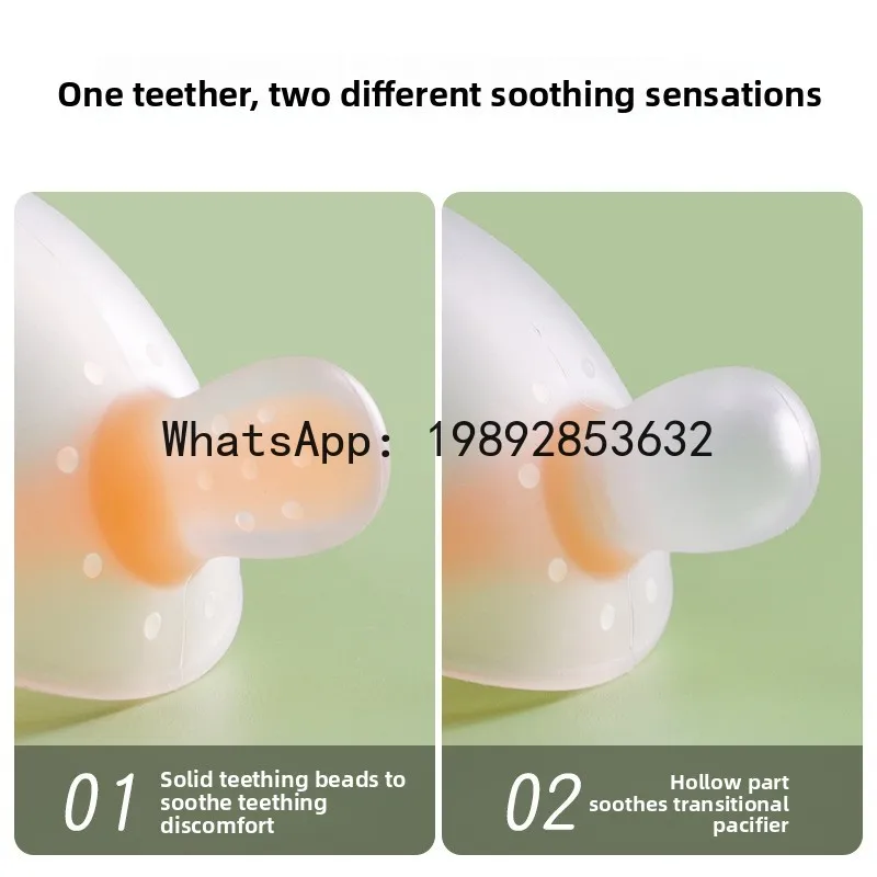 Teething Stick for Infants, Anti-Hand-Biting Silicone Gloves, Teething Toy for Soothing and Chewing