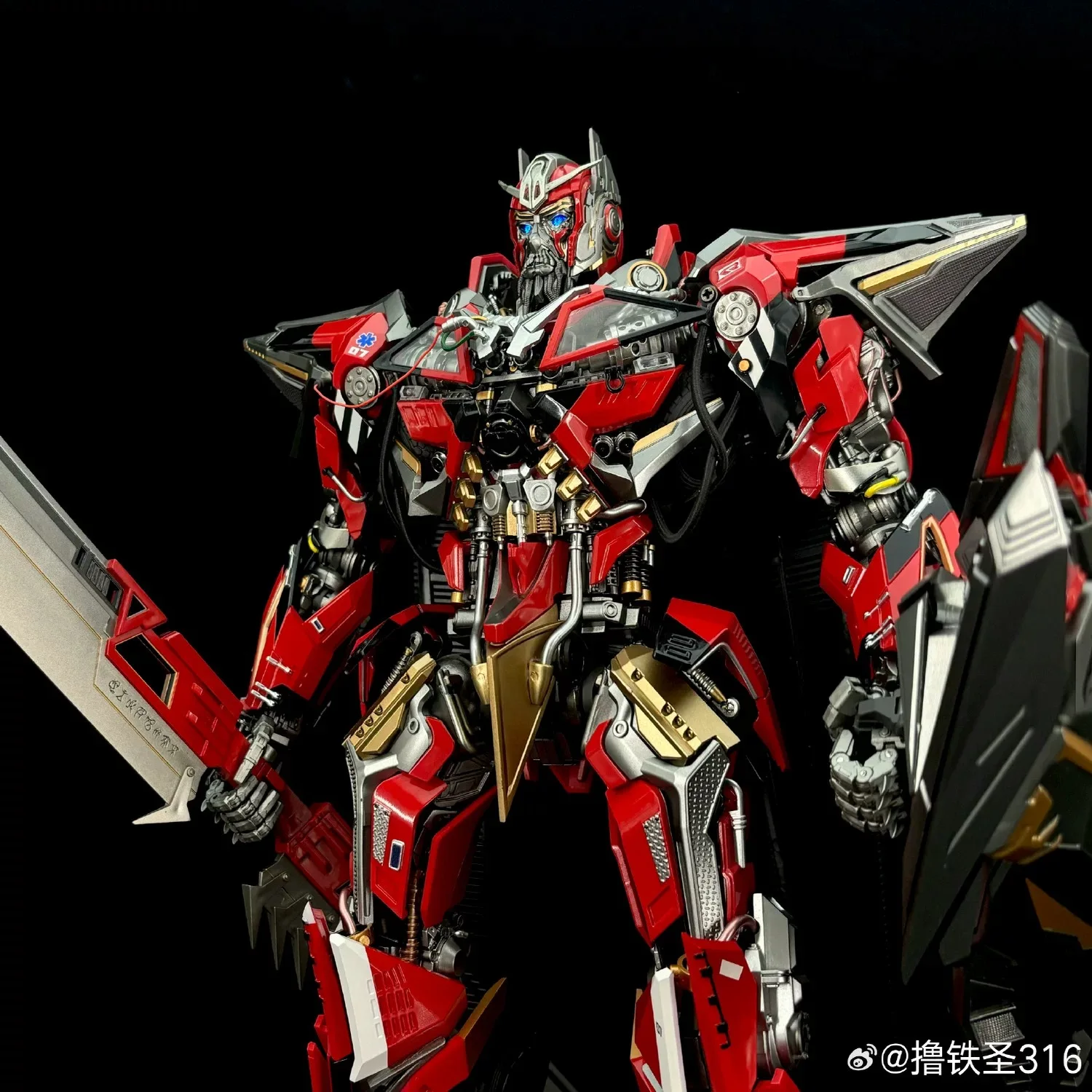 Transformation SP-316 Sentinel Prime DLX Proportion KO Movie Serise Alloy Part Action Figure Model Robot Collection Toy Gift