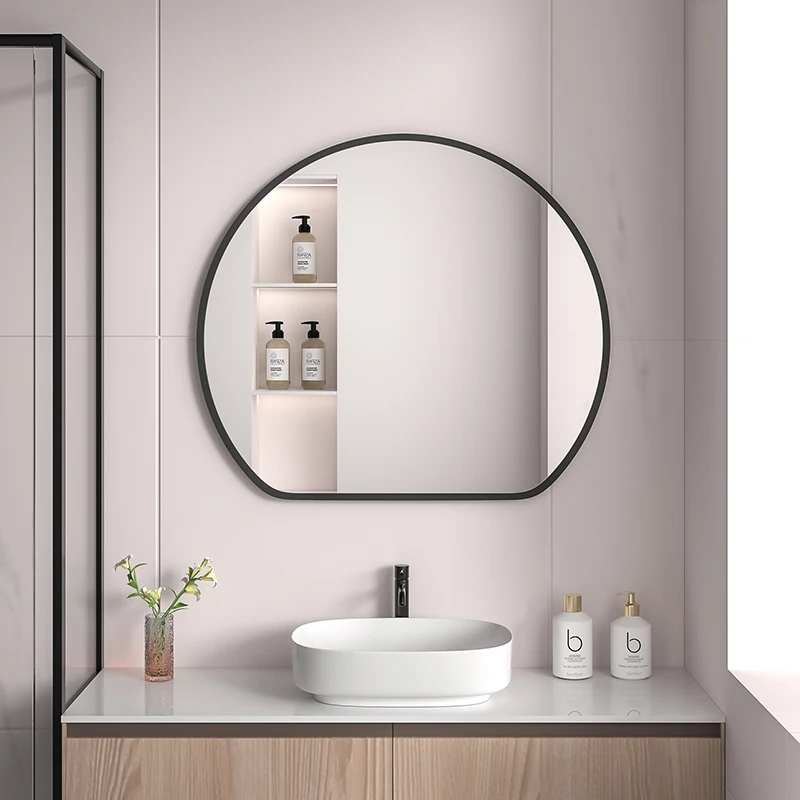 Miroir de maquillage IQUE Mirror avec étagère, pâte HOMirror, maison, toilette, chambre à coucher, simple